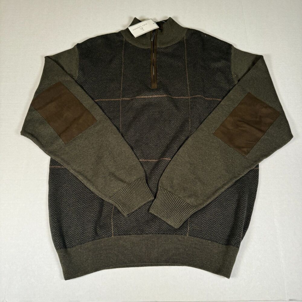 NWT Alex Cannon Pullover Sweater 100% Cotton Size M